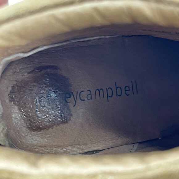 Jeffrey Campbell Rumble Tan Suede Chunky Heel Bootie Ankle Boot - Picture 14 of 14